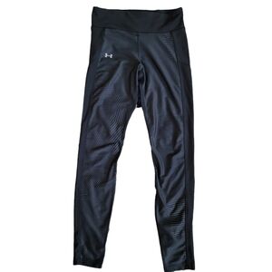 UNDER Armour Black Printed Yoga Leggings